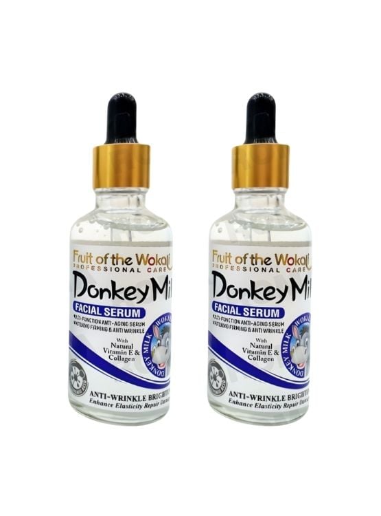 PACK 2 SERUM FACIAL DONKEY MILK 50ML WOKALI - 1