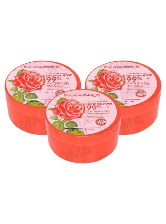 PACK 3 GEL CALMANTE ROSAS 300ML WOKALI - 1