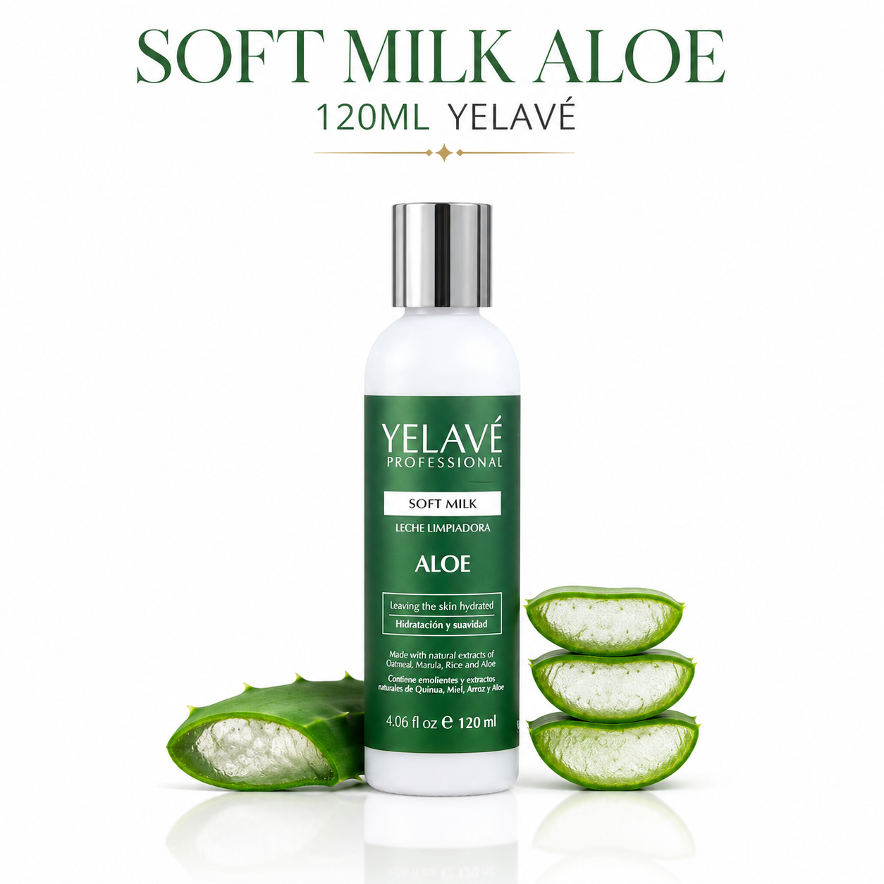 SOFT MILK ALOE 120ML YELAVÉ - 1