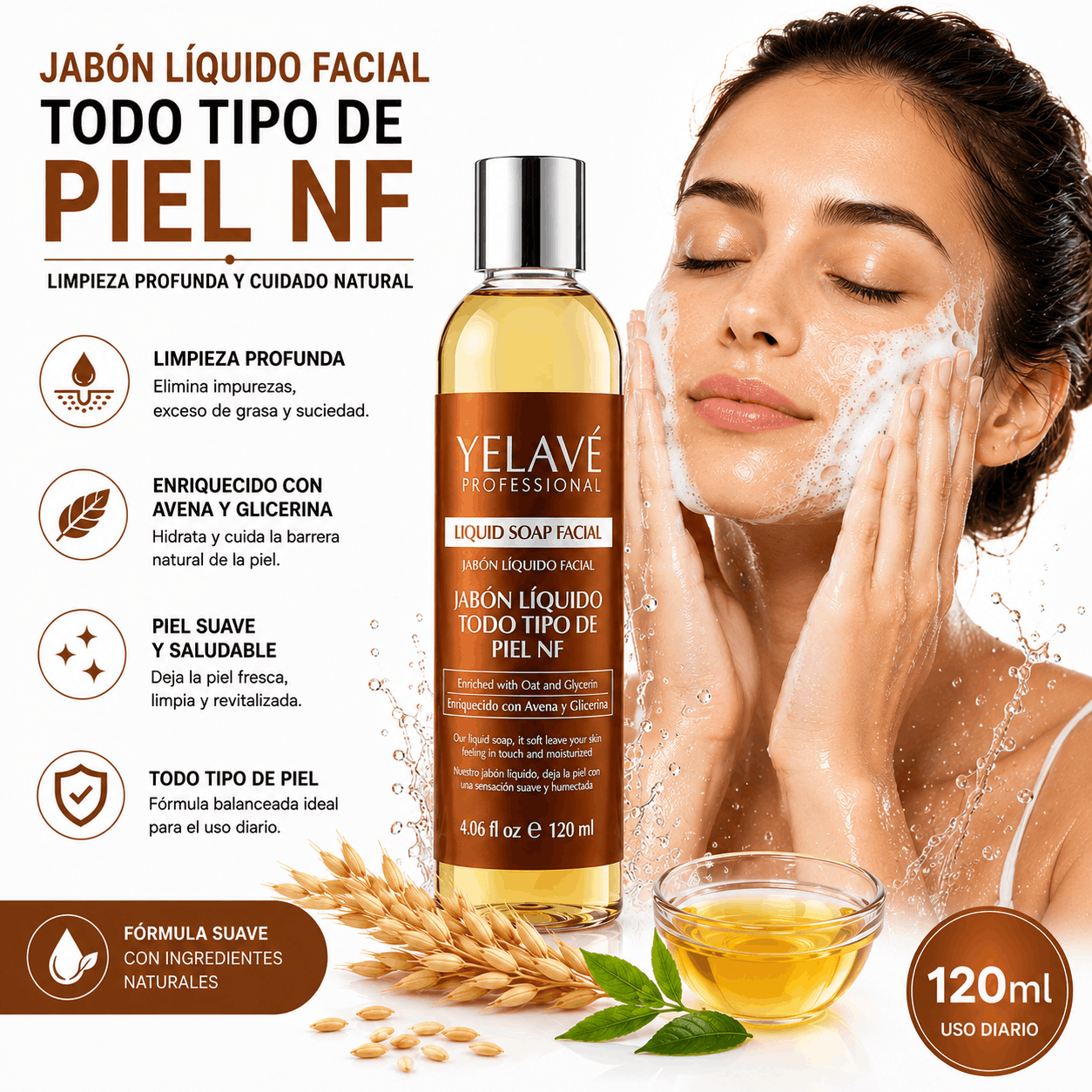 JABÓN TODO TIPO DE PIEL NF 120ML YELAVÉ - 2
