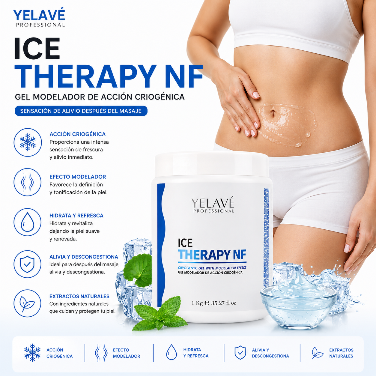 ICE THERAPY NF 1KG YELAVÉ - 2