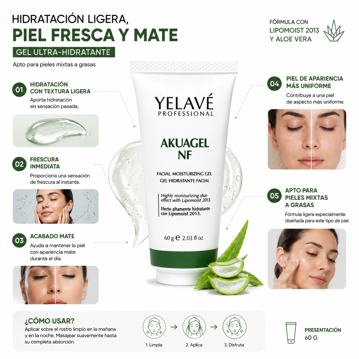 AKUAGEL NF 60G YELAVÉ - 2