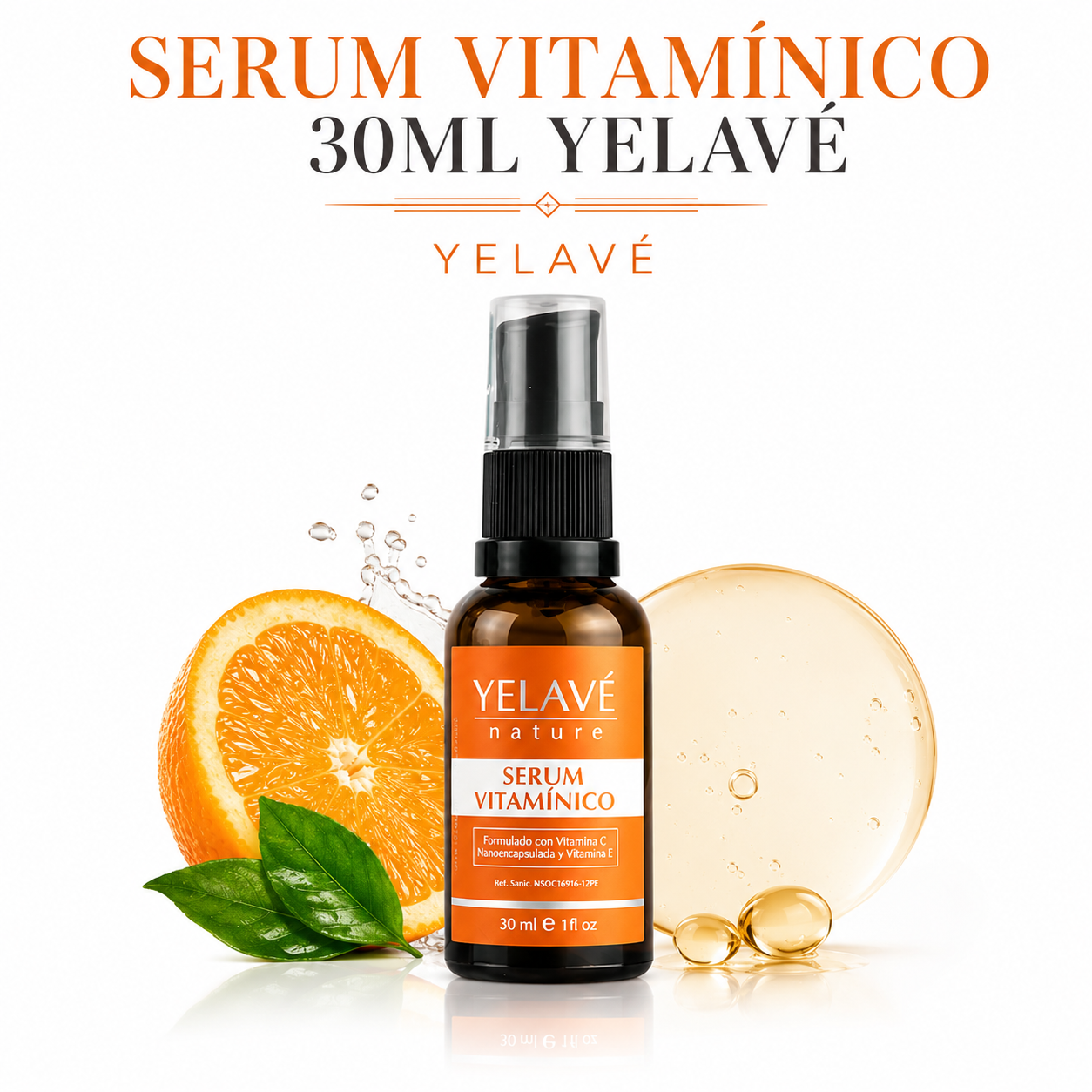 SERUM VITAMÍNICO 30ML YELAVÉ - 1