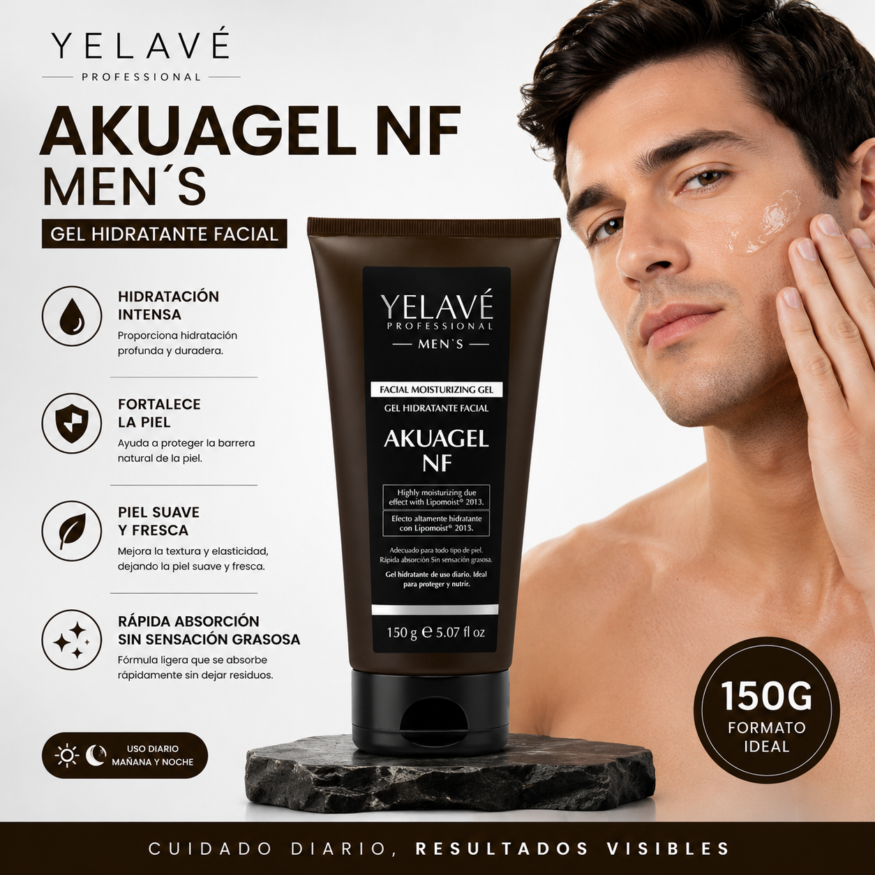 AKUAGEL NF MEN`S 150G YELAVÉ - 2