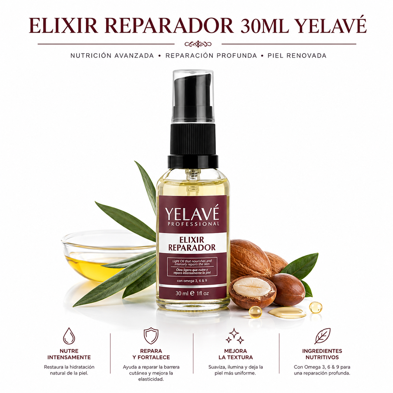 ELIXIR REPARADOR 30ML YELAVÉ - 1