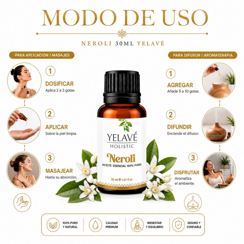 ACEITE ESENCIAL NEROLI 30ML YELAVÉ - 3