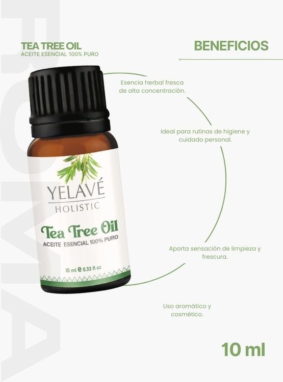 ACEITE ESENCIAL TEA TREE OIL 10ML YELAVÉ - 2