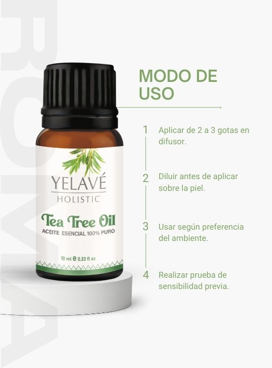 ACEITE ESENCIAL TEA TREE OIL 10ML YELAVÉ - 3