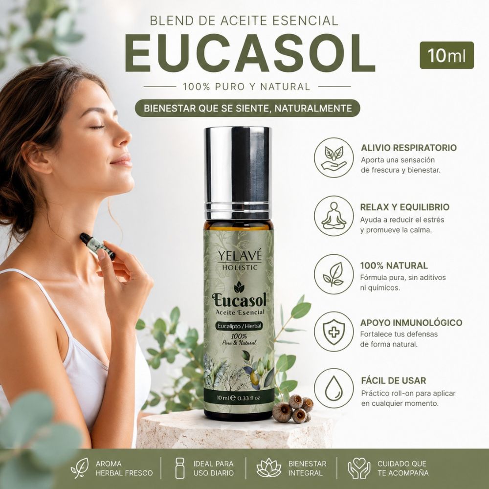 BLEND DE ACEITE ESENCAIL EUCASOL 10ML YELAVÉ - 2