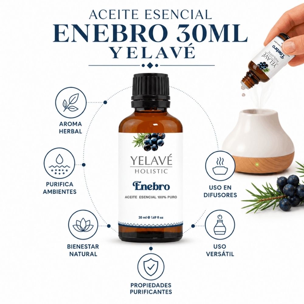 ACEITE ESENCIAL ENEBRO 30ML YELAVÉ - 2