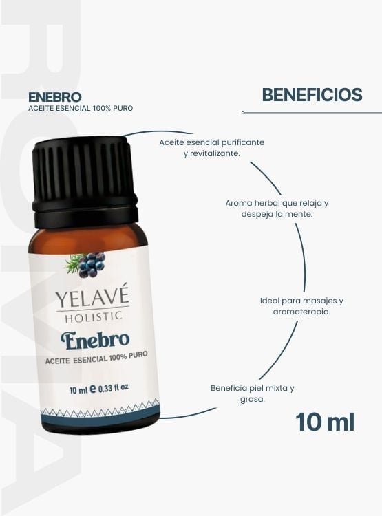 ACEITE ESENCIAL ENEBRO 10ML YELAVÉ - 2