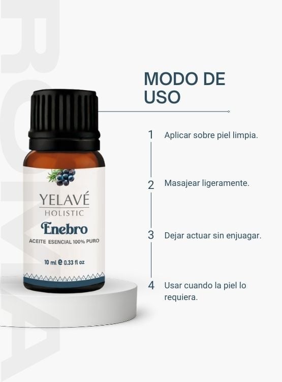 ACEITE ESENCIAL ENEBRO 10ML YELAVÉ - 3