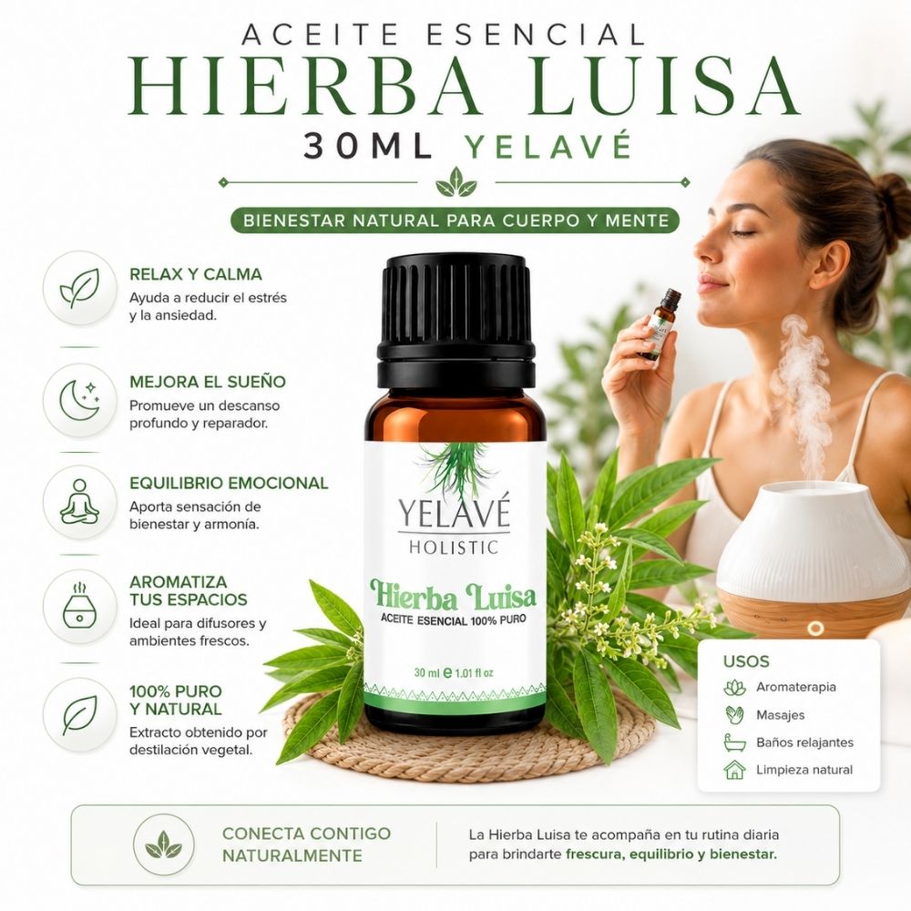 ACEITE ESENCIAL HIERBA LUISA 30ML YELAVÉ - 2