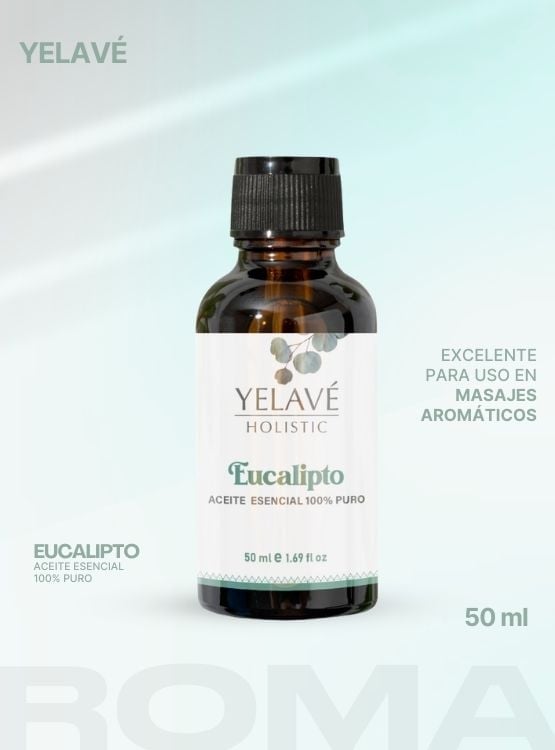 ACEITE ESENCIAL EUCALIPTO 50ML YELAVÉ - 1