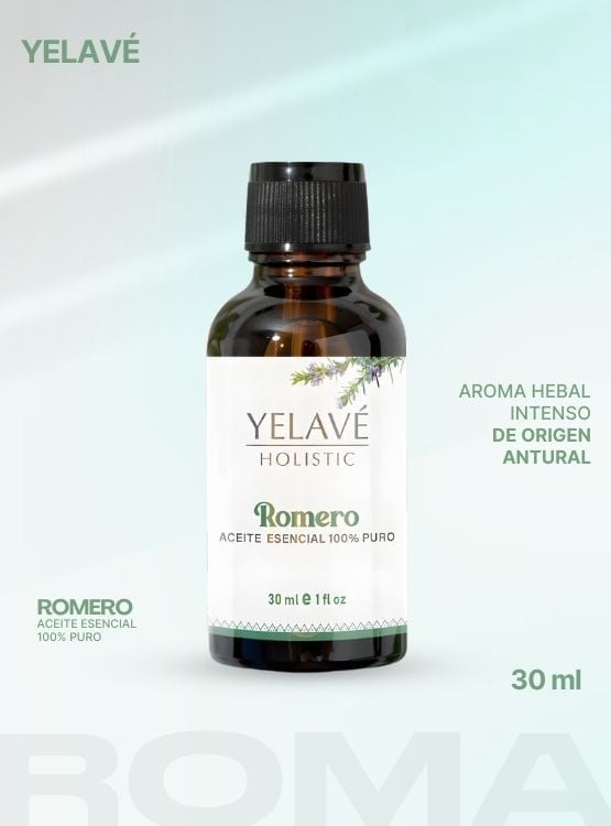 ACEITE ESENCIAL ROMERO 30ML YELAVÉ - 1