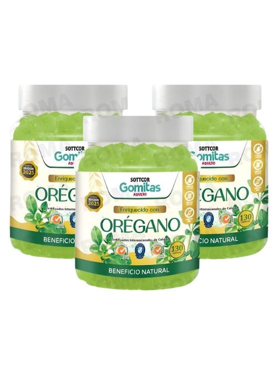 PACK 3 GOMITAS ORÉGANO 130UND - 1