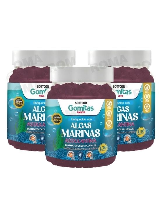 PACK 3 GOMITAS DE ALGAS MARINAS 130UND SOTTCOR - 1