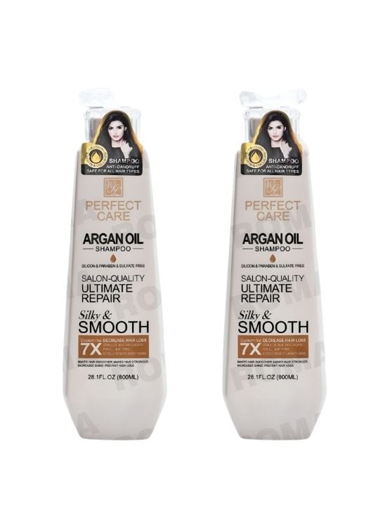 PACK 2 SHAMPOO ACEITE DE ARGÁN 800ML PERFECT CARE - 1