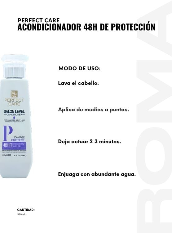 ACONDICIONADOR 48H DE PROTECCIÓN 520ML PERFECT CARE - 3