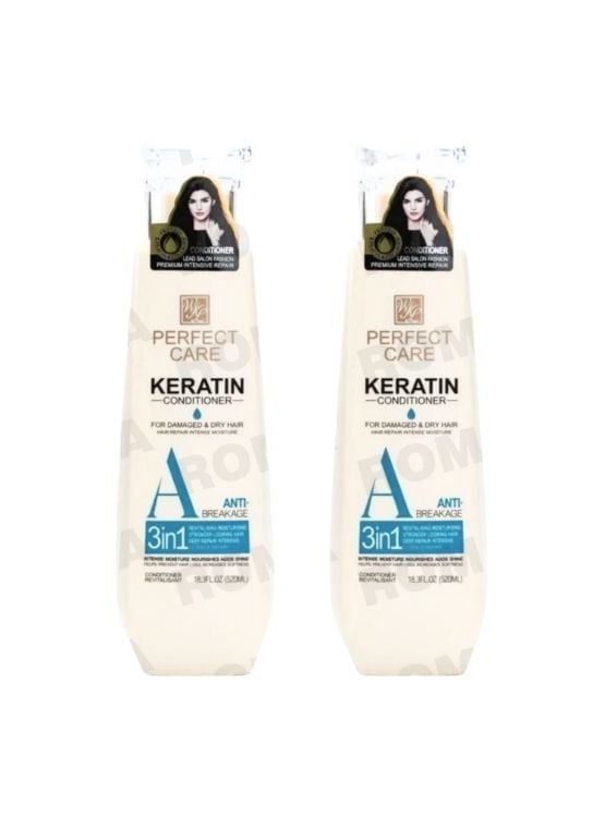 PACK 2 ACONDICIONADOR KERATINA 3 EN 1 520ML PERFECT CARE - 1