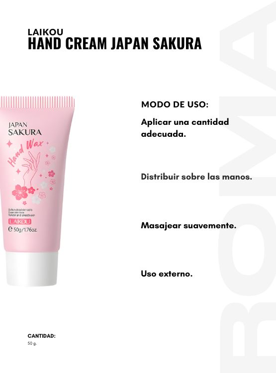 PACK 3 HAND CREAM JAPAN SAKURA 50G LAIKOU - 3