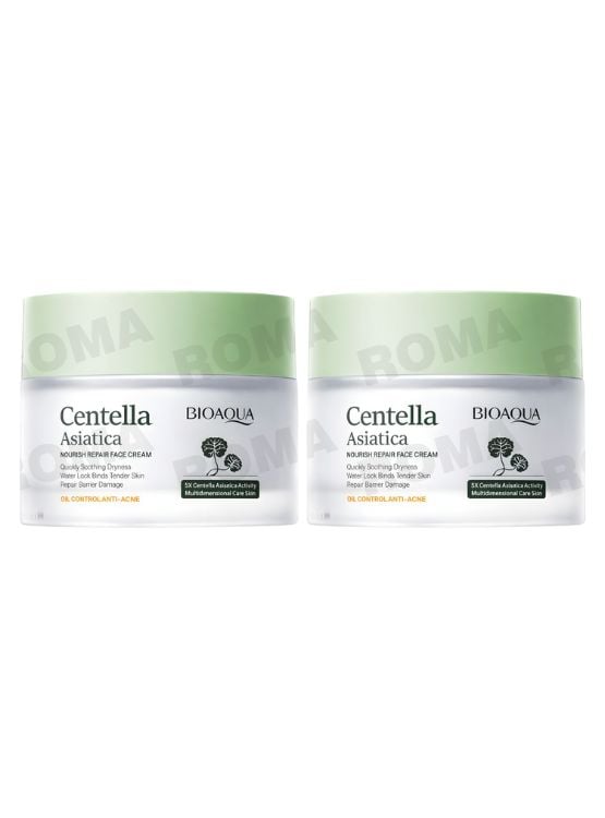 PACK 2 CREMA FACIAL CENTELLA ASIATICA 50G BIOAQUA - 1