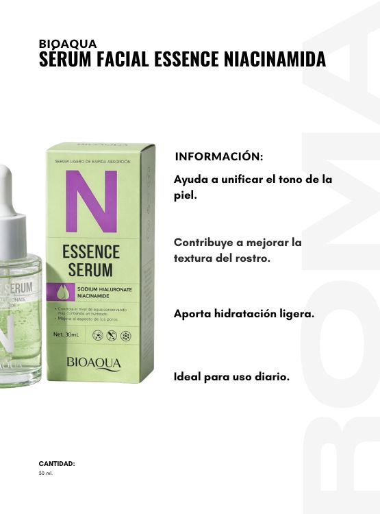 PACK 3 SÉRUM FACIAL ESSENCE NIACINAMIDA 30ML BIOAQUA - 2