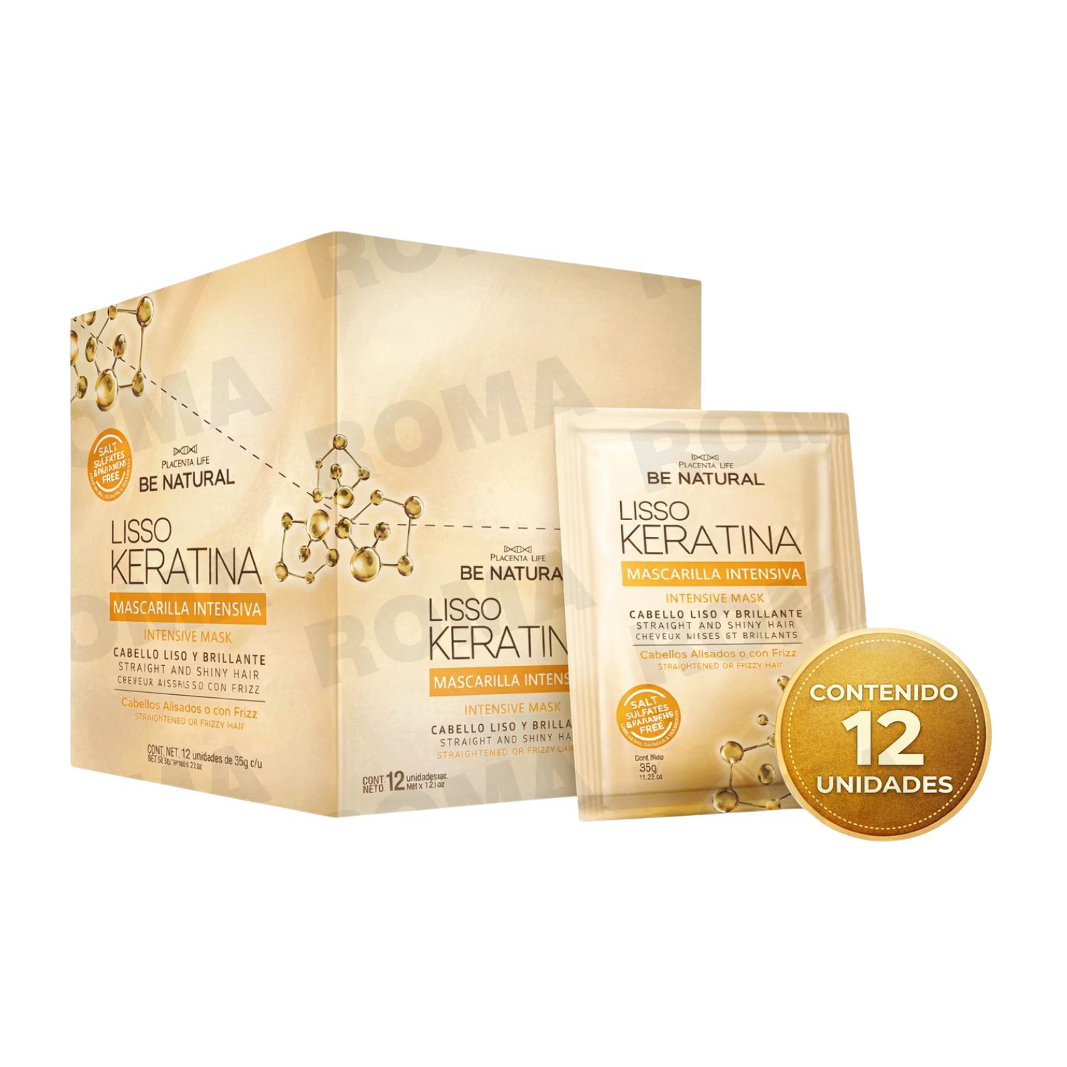 TRATAMIENTO LISSO KERATINA 50ML PLACENTA LIFE - 1
