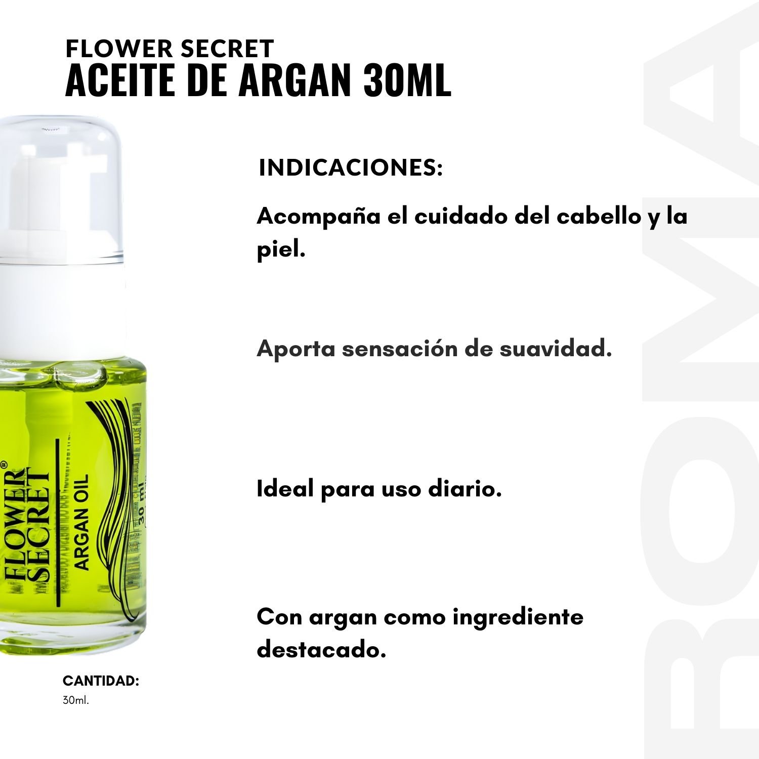 PACK 2 ACEITE DE ARGAN 30ML FLOWER SECRET - 2