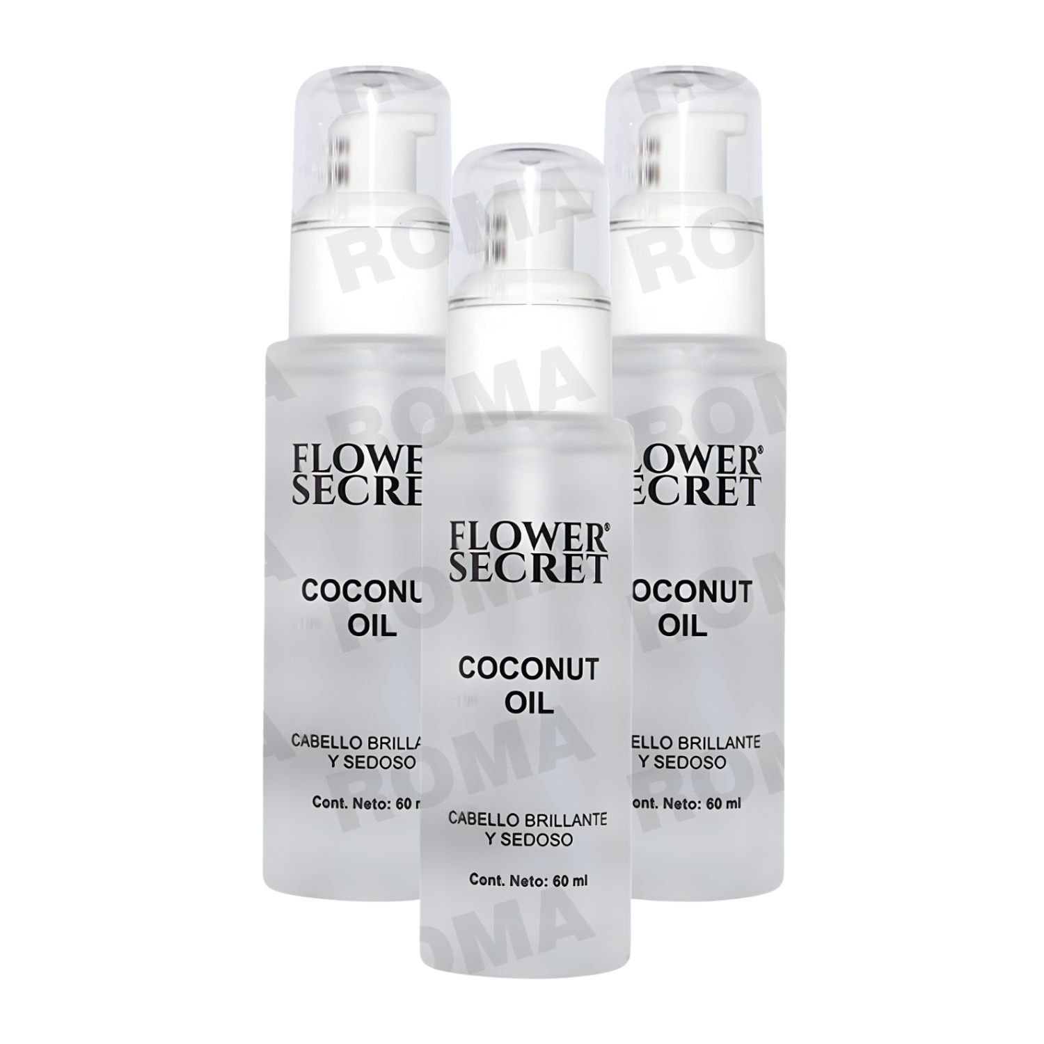 PACK 3 ACEITE DE COCO 60ML FLOWER SECRET - 1