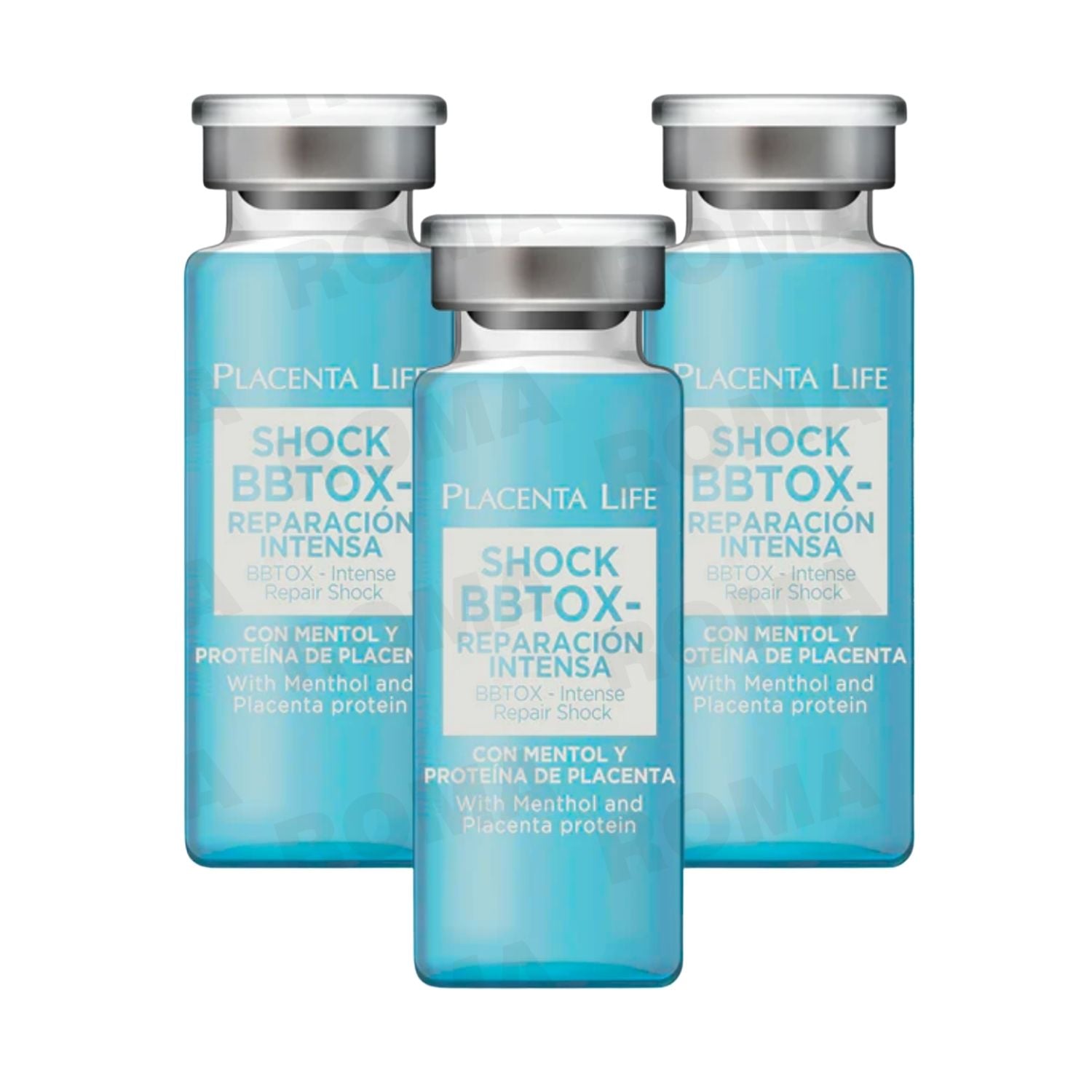 PACK 3 SHOCK BBTOX REPARACION INTENSA 15ML PLACENTA LIFE - 1