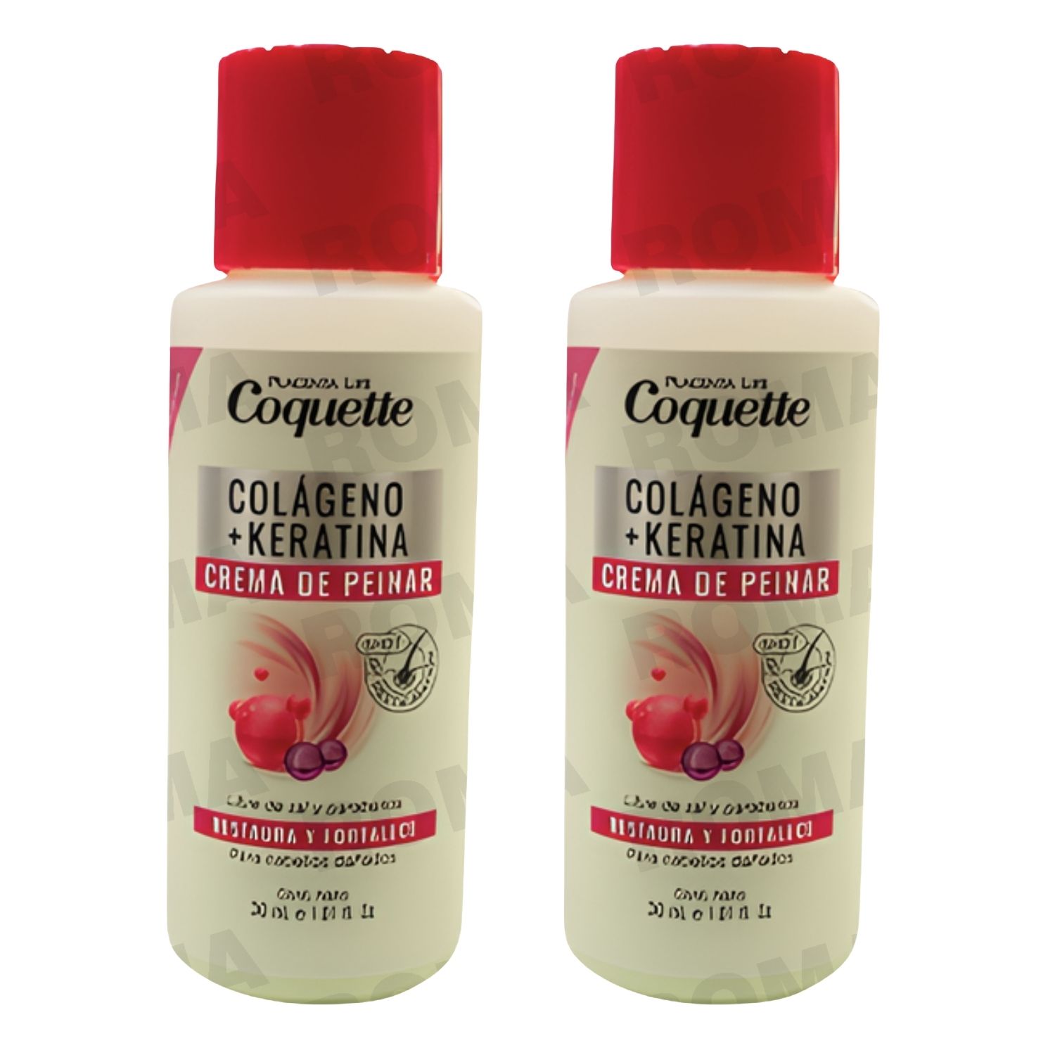 PACK 2 COQUETTE CREMA DE PEINAR COLAGENO 30ML PLACENTA LIFE - 1