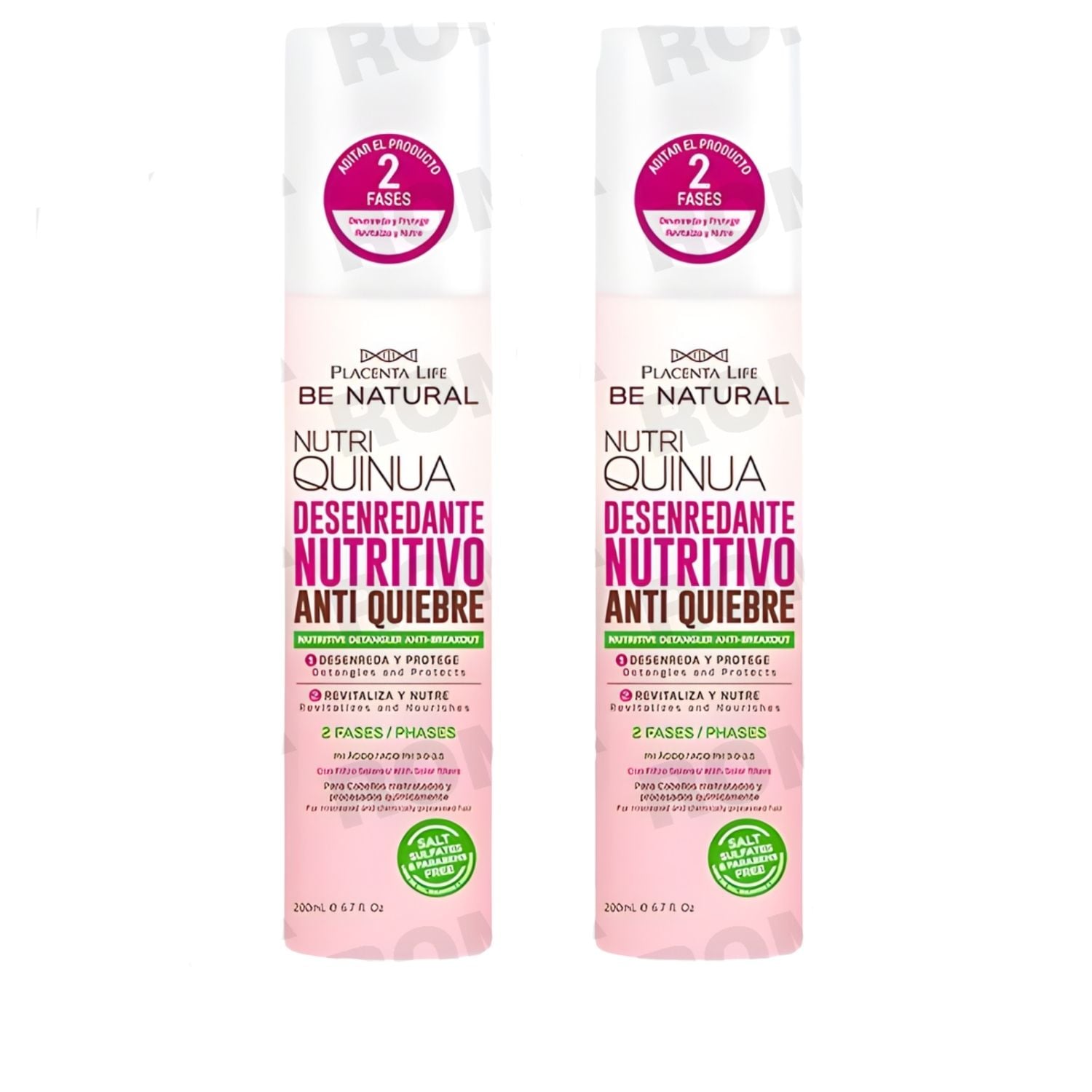 PACK 2 DESENREDANTE NUTRITIVO 200ML PLACENTA LIFE - 1