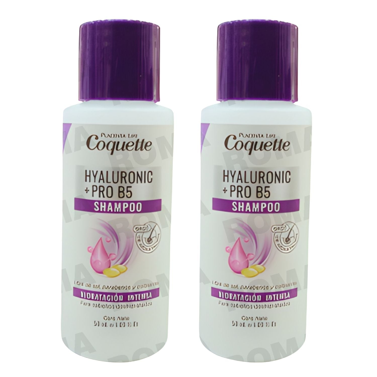 PACK 2 COQUETTE SHAMPOO HYALURONIC 50ML PLACENTA LIFE - 1