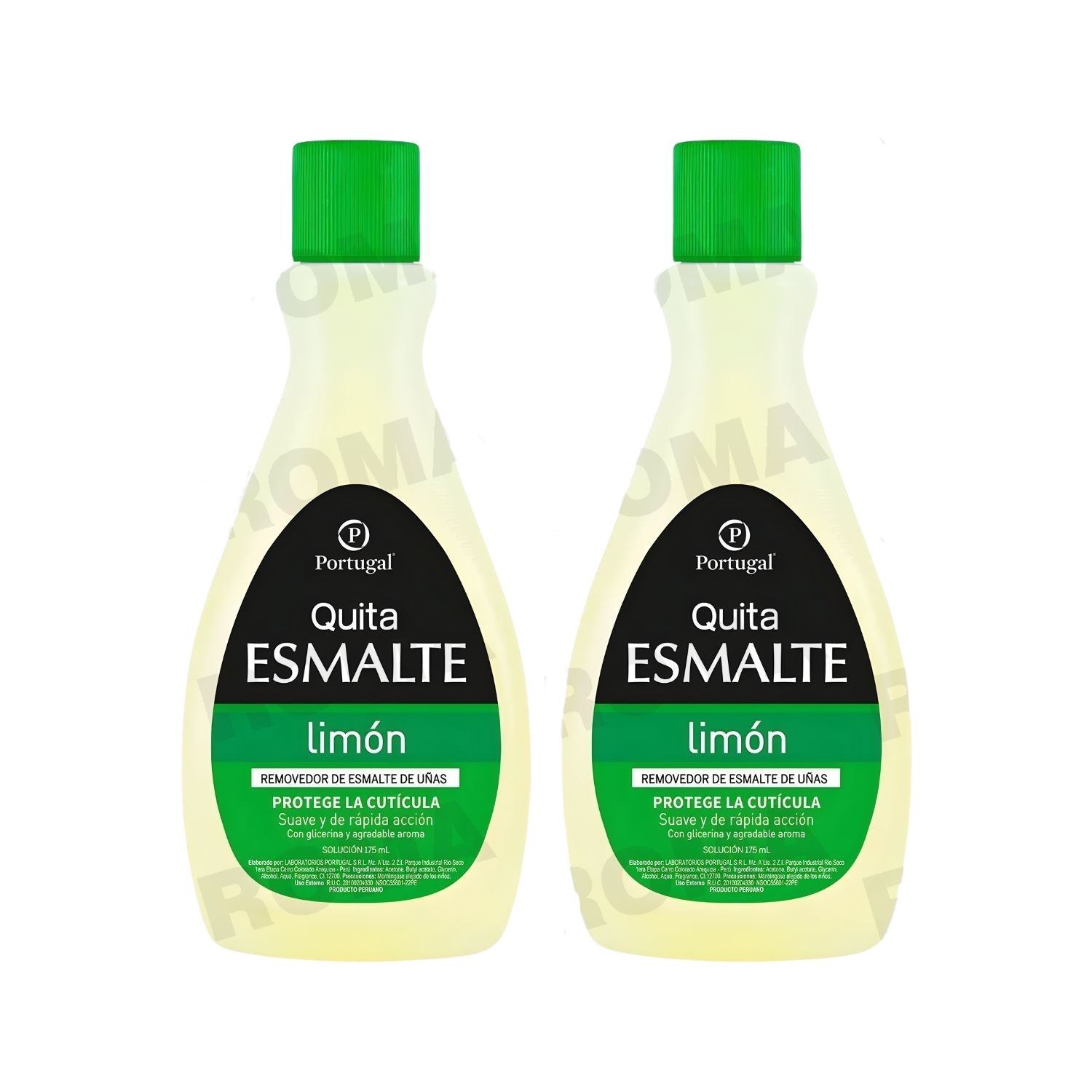 PACK 2 QUITA ESMALTE LIMÓN PORTUGAL 175ML - 1