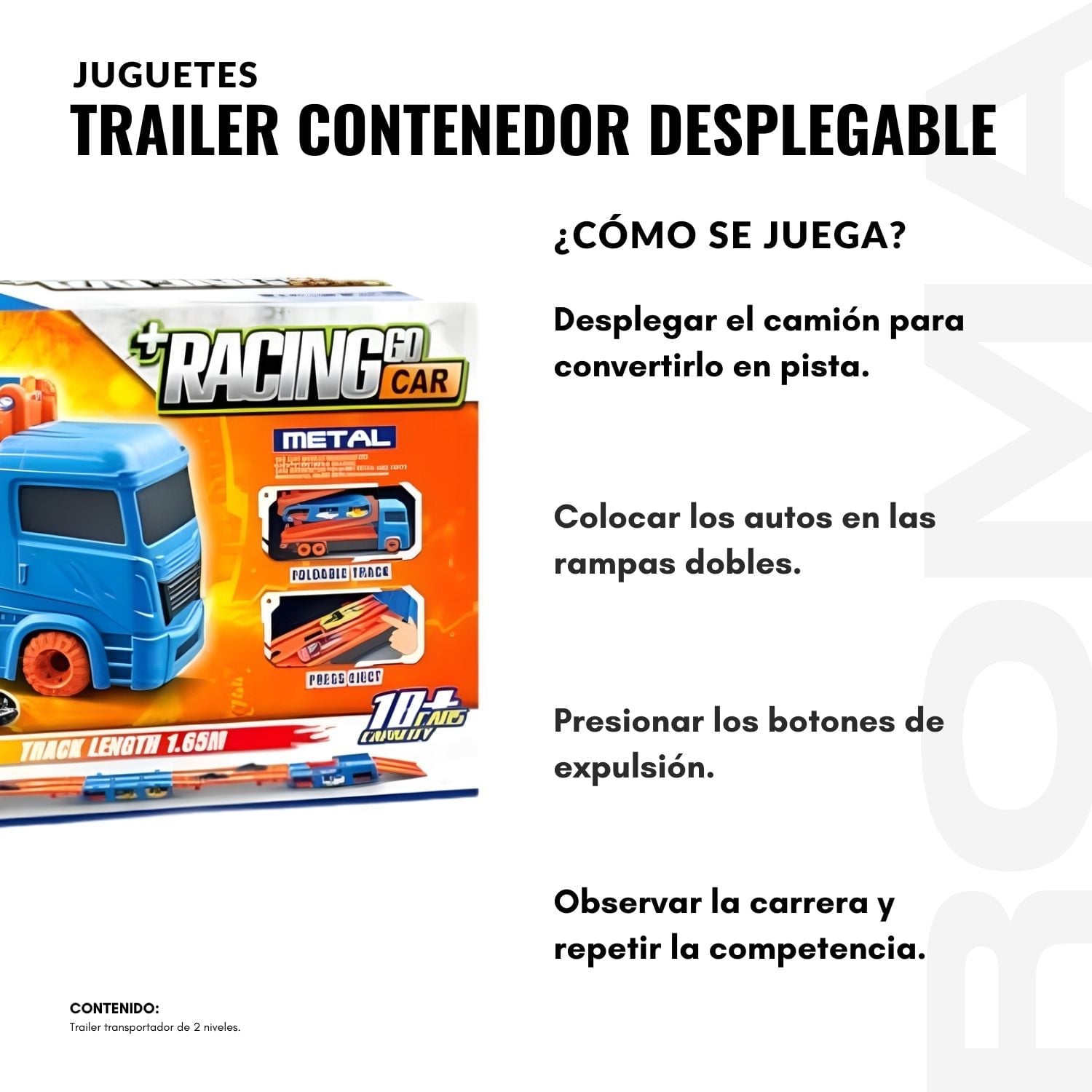 JUGUETE TRAILER CONTENEDOR DESPLEGABLE - 3