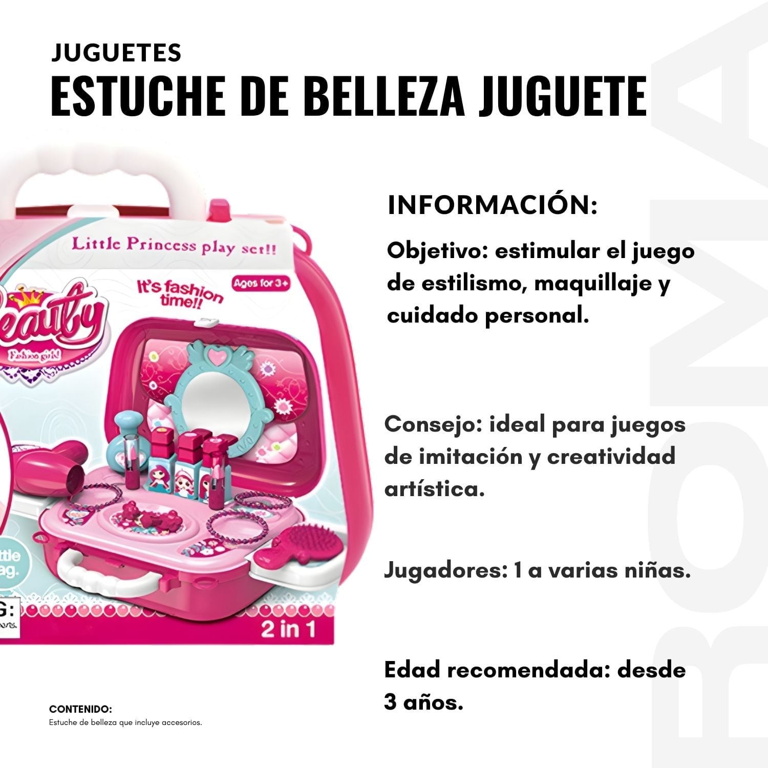 ESTUCHE DE BELLEZA JUGUETE - 2