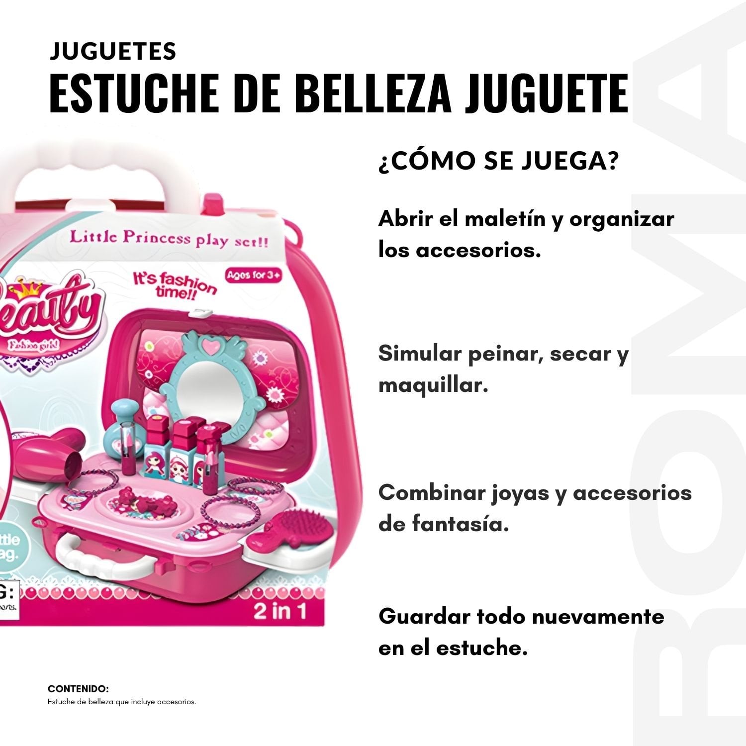 ESTUCHE DE BELLEZA JUGUETE - 3