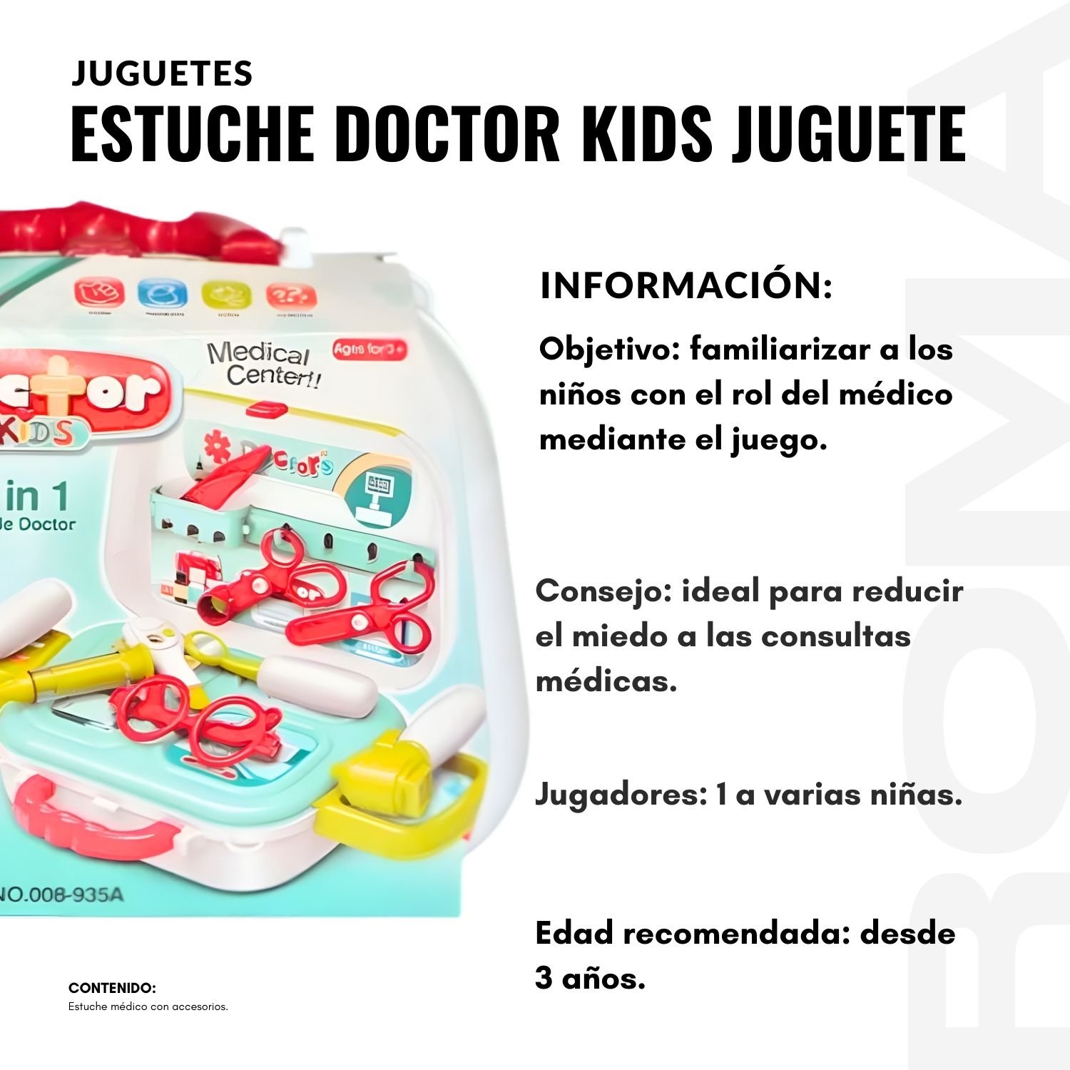 ESTUCHE DOCTOR KIDS JUGUETE - 2