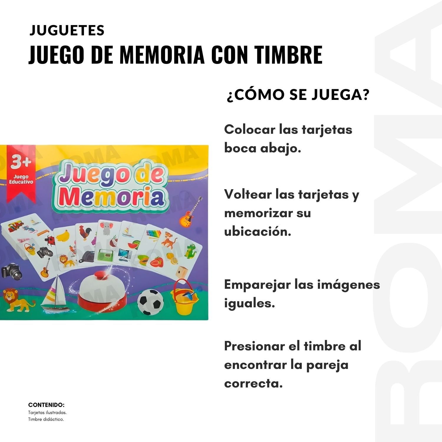 JUEGO DE MEMORIA CON TIMBRE - 3