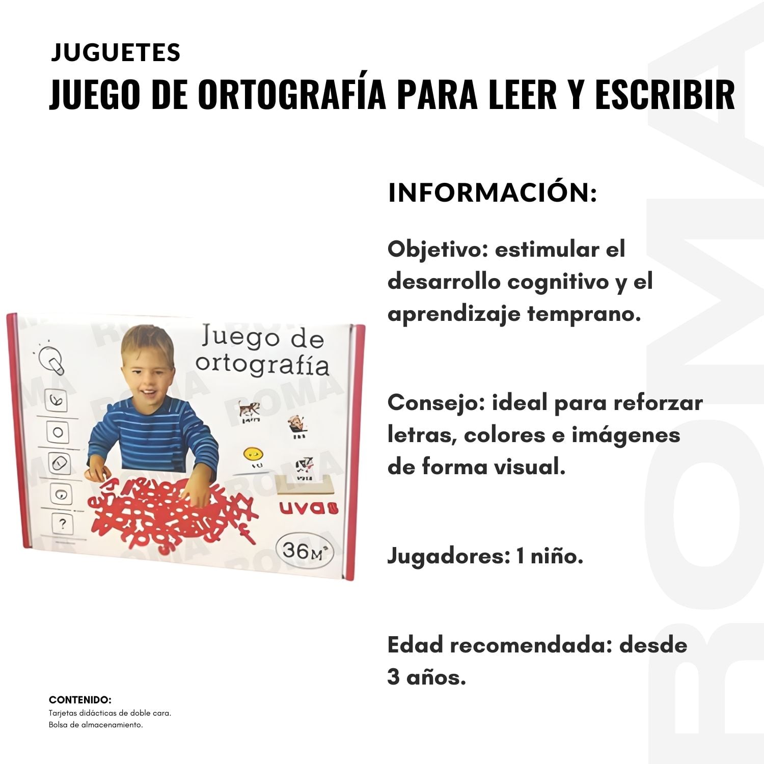 JUEGO DE ORTOGRAFÍA PARA LEER Y ESCRIBIR - 2