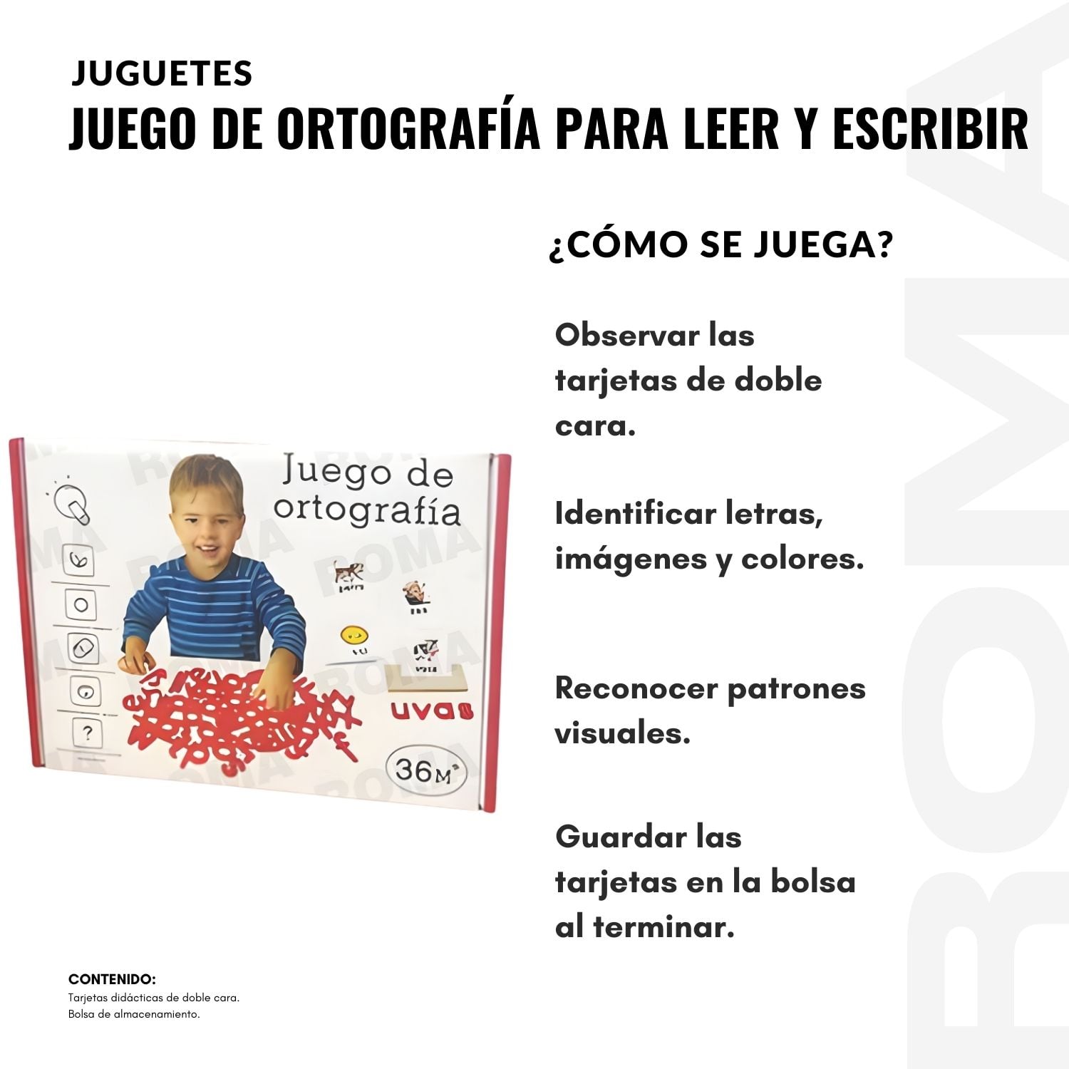 JUEGO DE ORTOGRAFÍA PARA LEER Y ESCRIBIR - 3