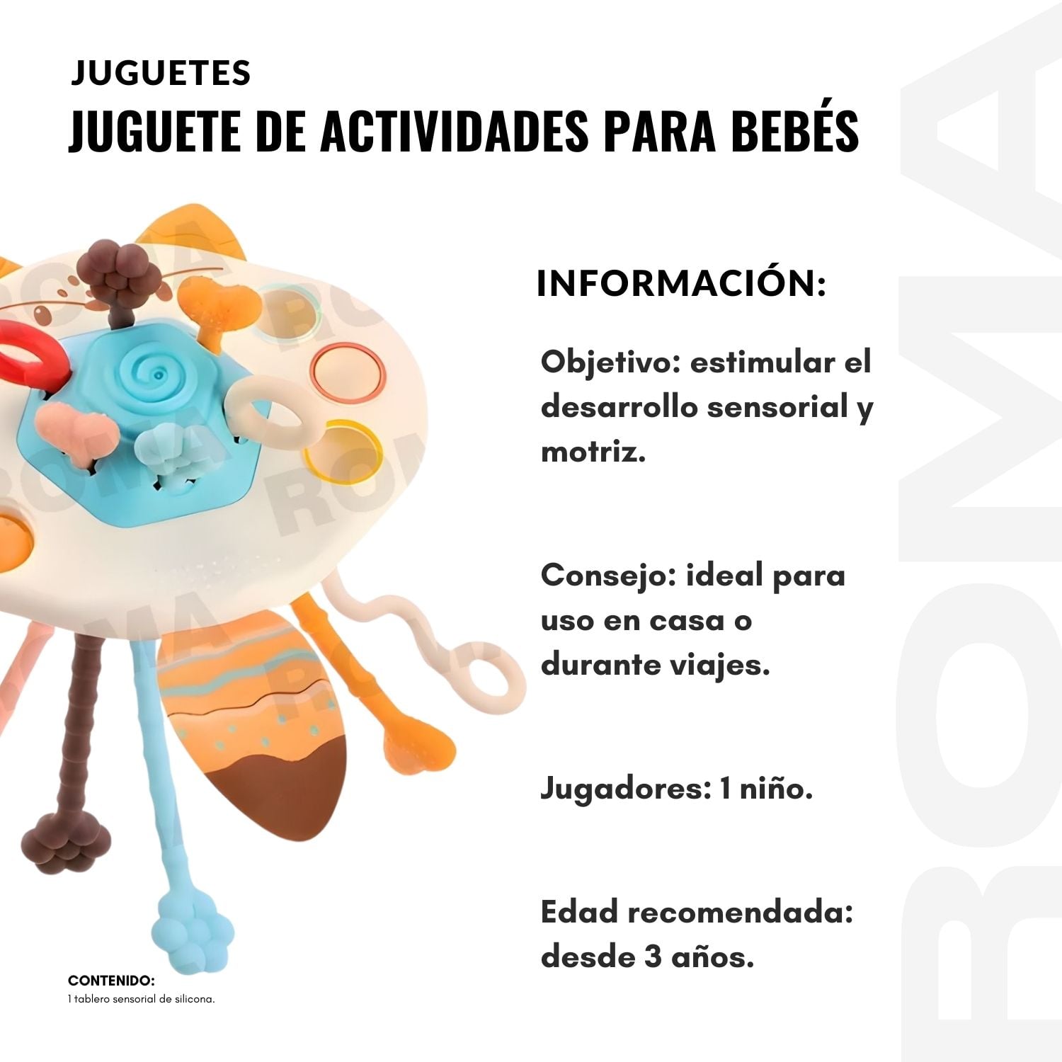 JUGUETE DE ACTIVIDADES PARA BEBÉS - 2