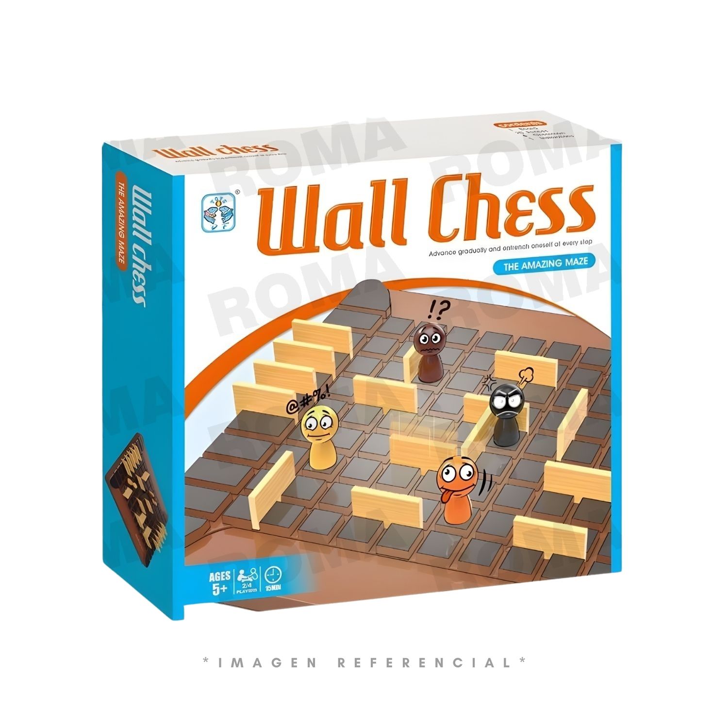 AJEDREZ DE PARED JUEGO DE MESA Y ESTRATEGIA - 1