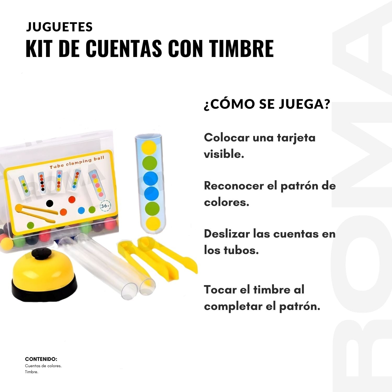 KIT DE CUENTAS CON TIMBRE - JUEGO DIDÁCTICO - 3