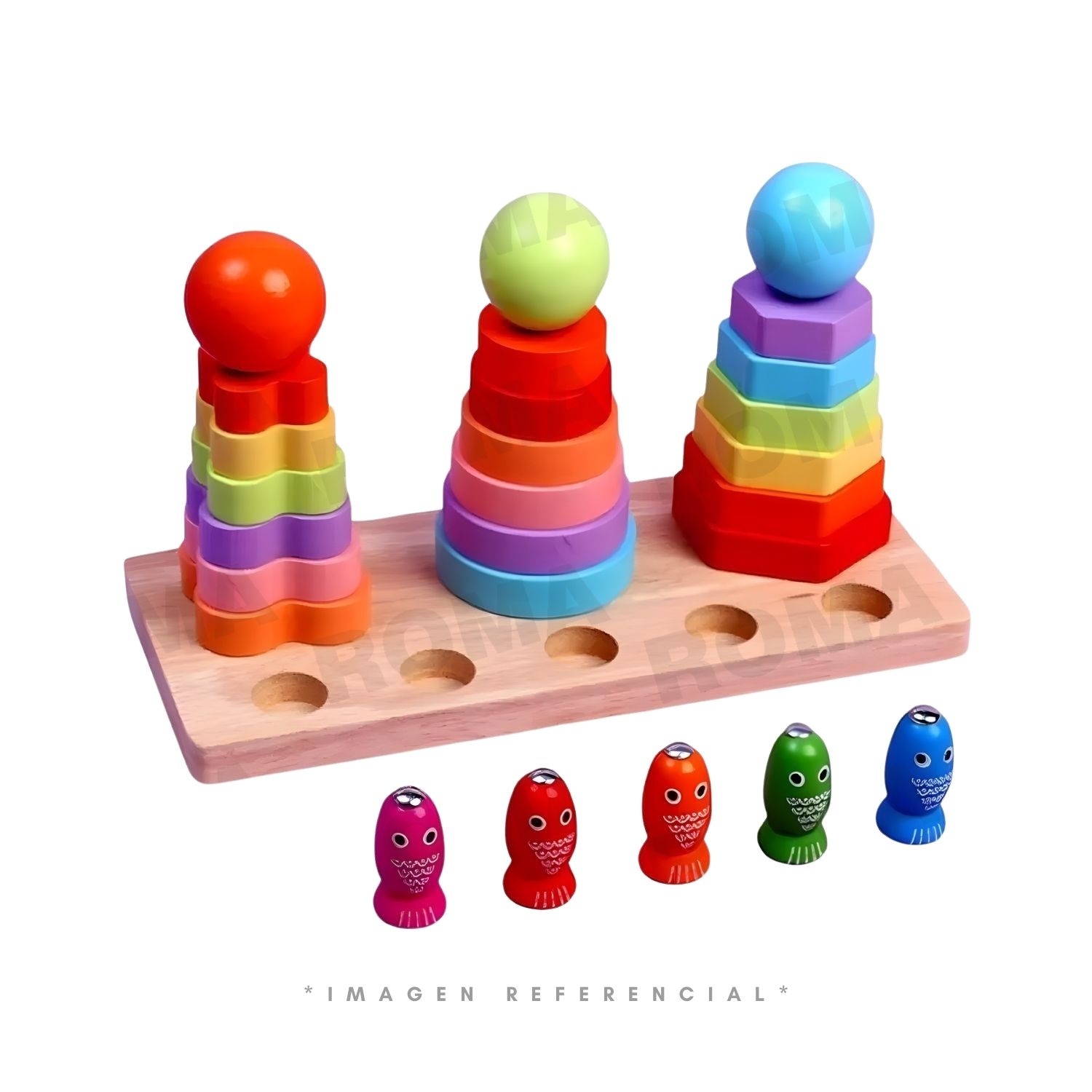 SET DE TORRE DIDACTICO CON PESCA - 1
