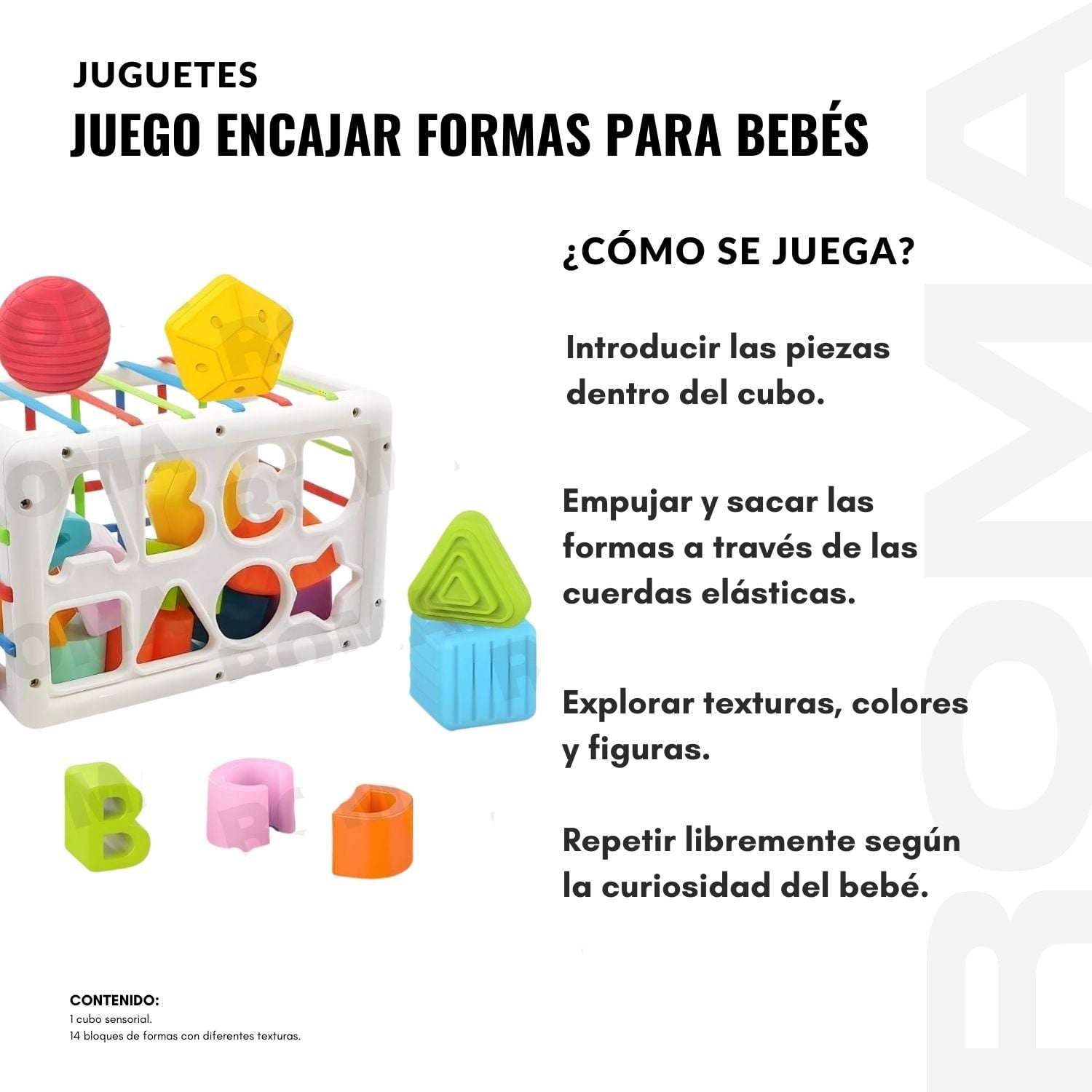JUEGO ENCAJAR FORMAS PARA BEBÉS - 3