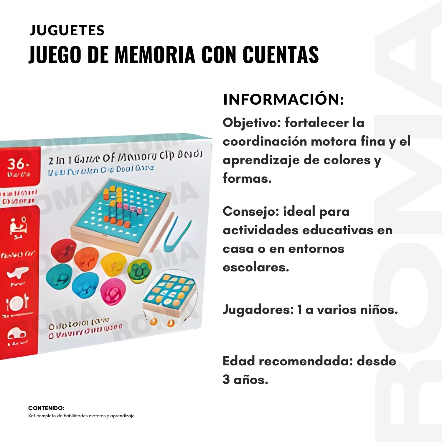 JUEGO DE CUENTAS 2 EN 1 CON TARJETAS - 2