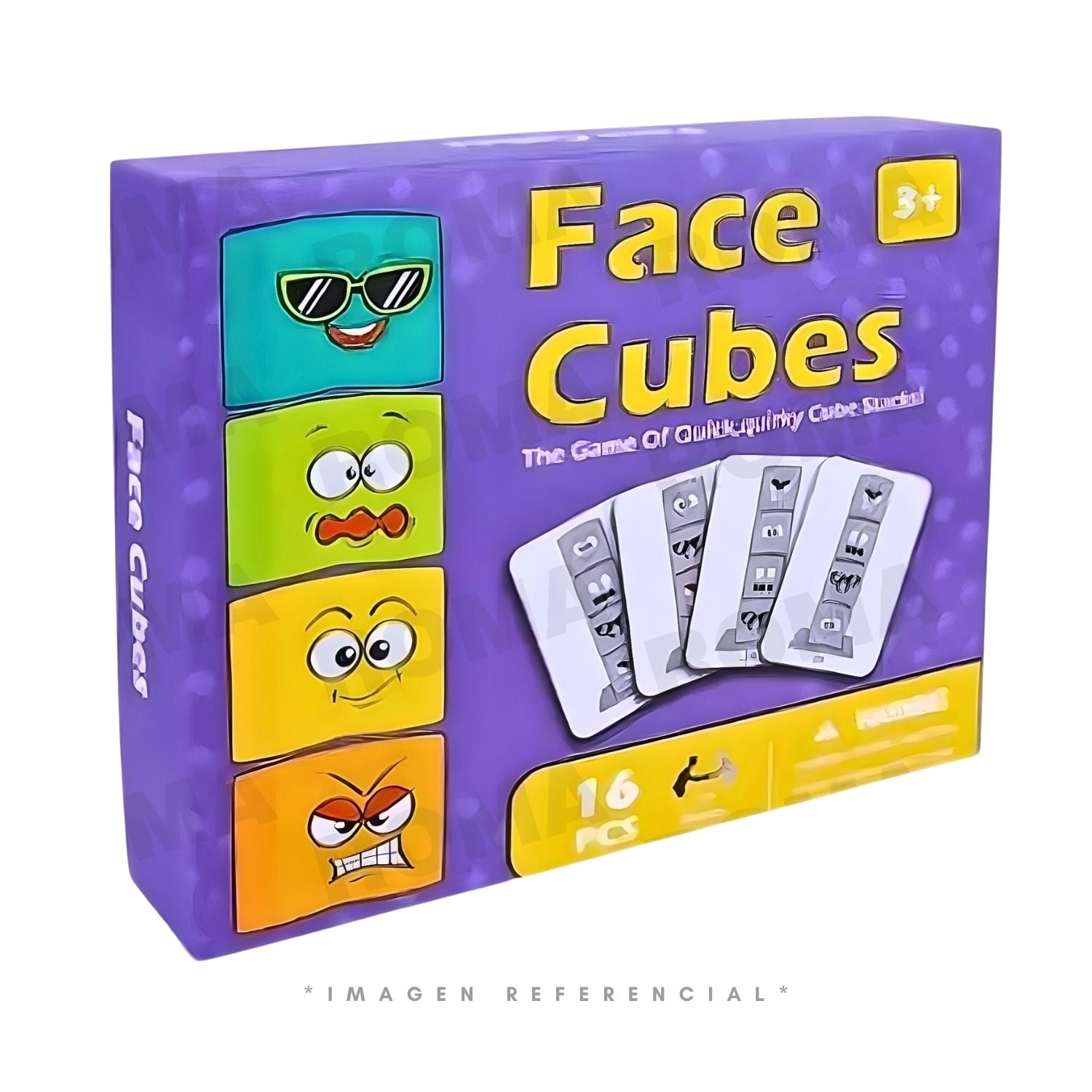 JUEGO DE CUBOS CON CARITAS - 1