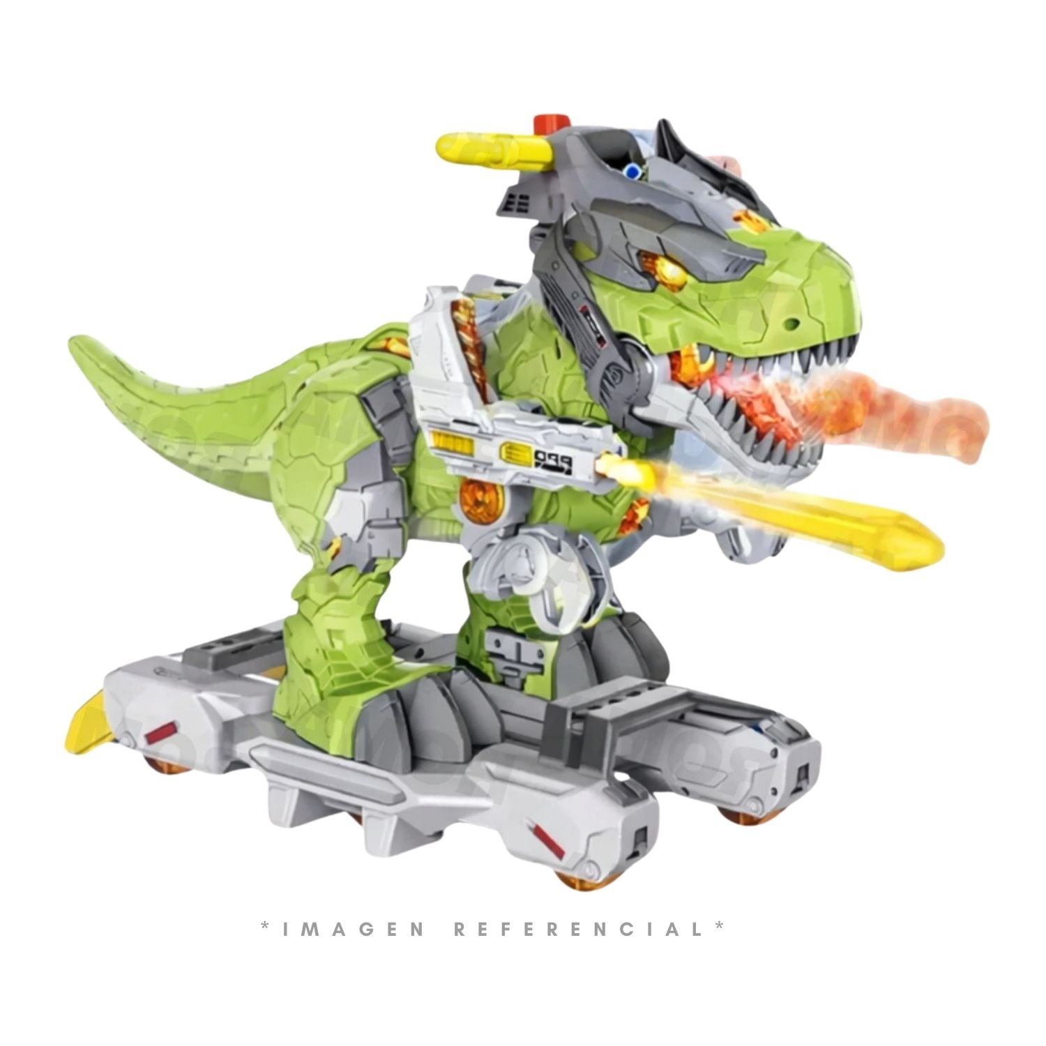 SCOOTER DE DINOSAURIO BOTA HUMO PARA NIÑOS - 1